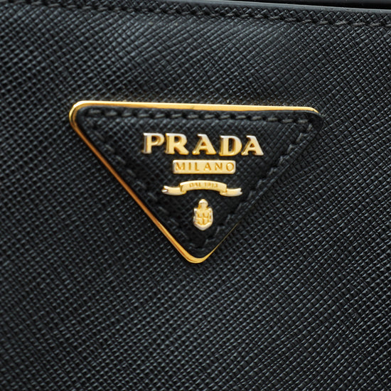 Prada Black Lux Gardener's Large Bag