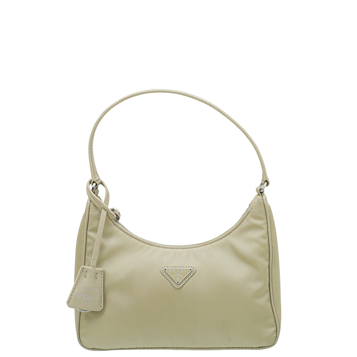 Prada Desert Beige Re-Nylon Re-Edition Mini Bag-Prada-THE CLOSET