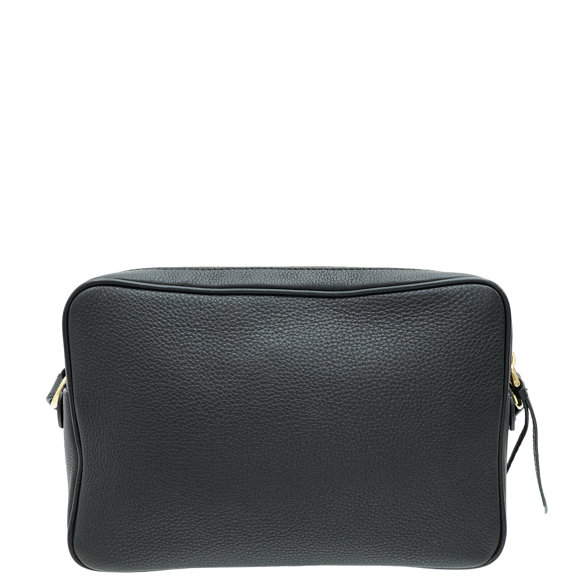 Prada Black Double Zip Camera Crossbody Bag
