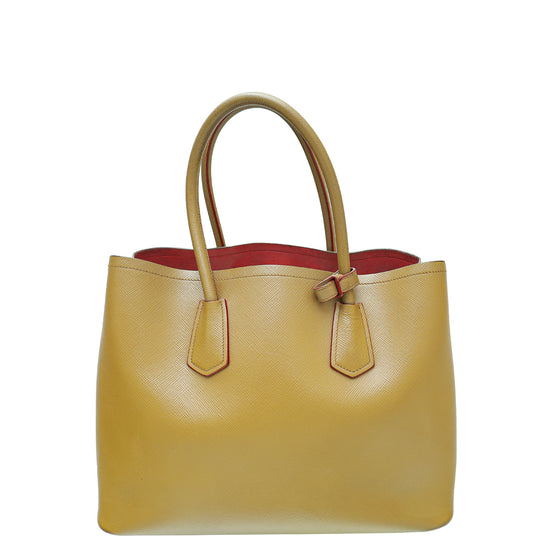 large saffiano cuir double tote