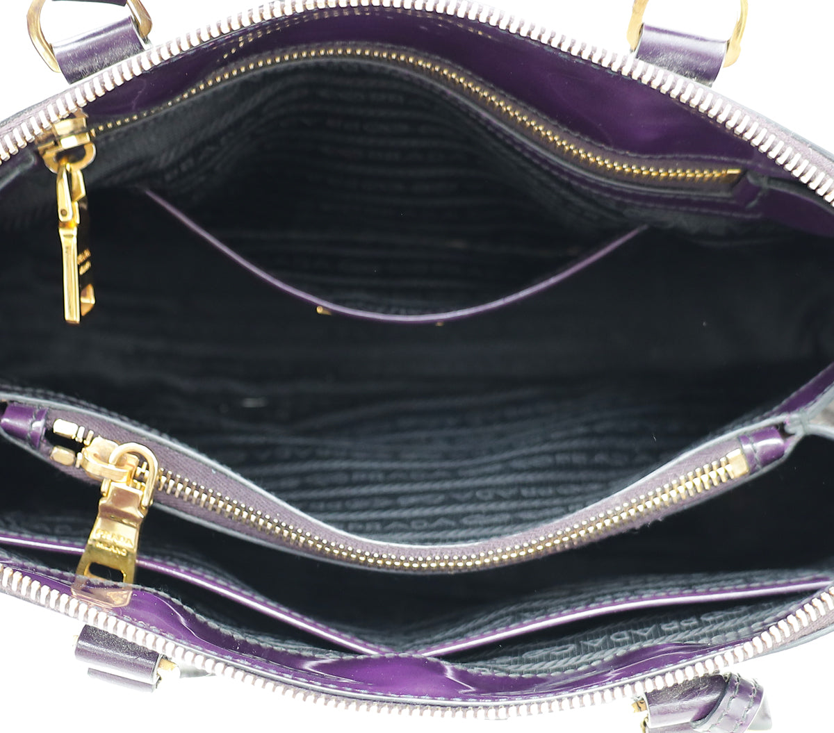 Prada Purple Vernice Promenade Bag – THE CLOSET