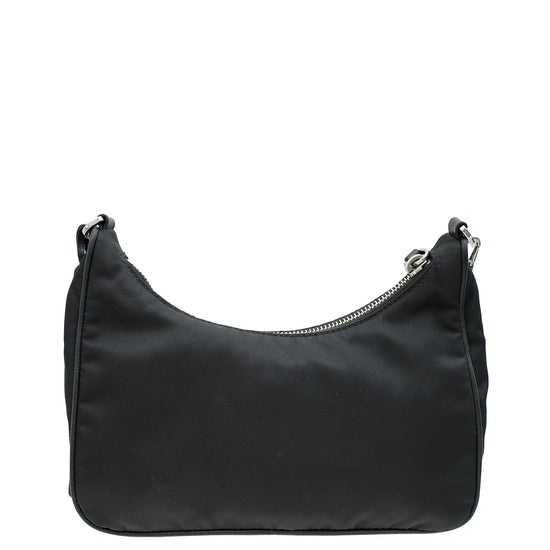 Prada Black Tessuto Re-Nylon Re-Edition 2005 Bag