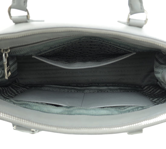 Prada Galleria Large Grey Saffiano Leather ref.592777 - Joli Closet