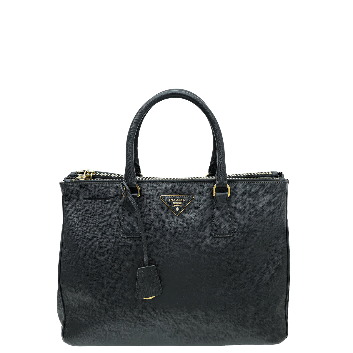 Prada Black Lux Galleria Large Tote Bag-Prada-THE CLOSET