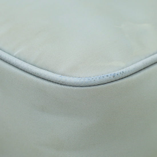 Prada Light Grey Re-Nylon Re-Edition 2005 Bag