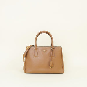 Prada Caramel Galleria Tote Medium Bag