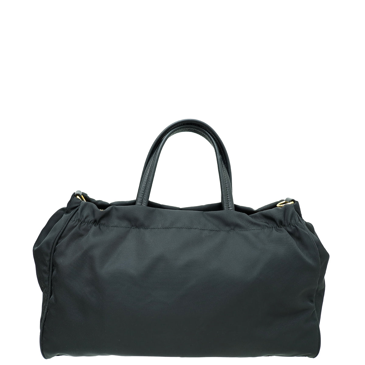 Prada Black Tessuto Convertible Tote Bag