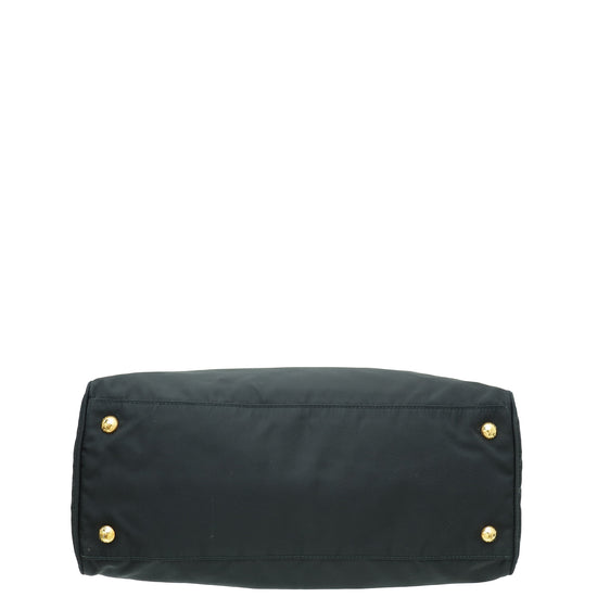 Prada Black Tessuto Convertible Tote Bag