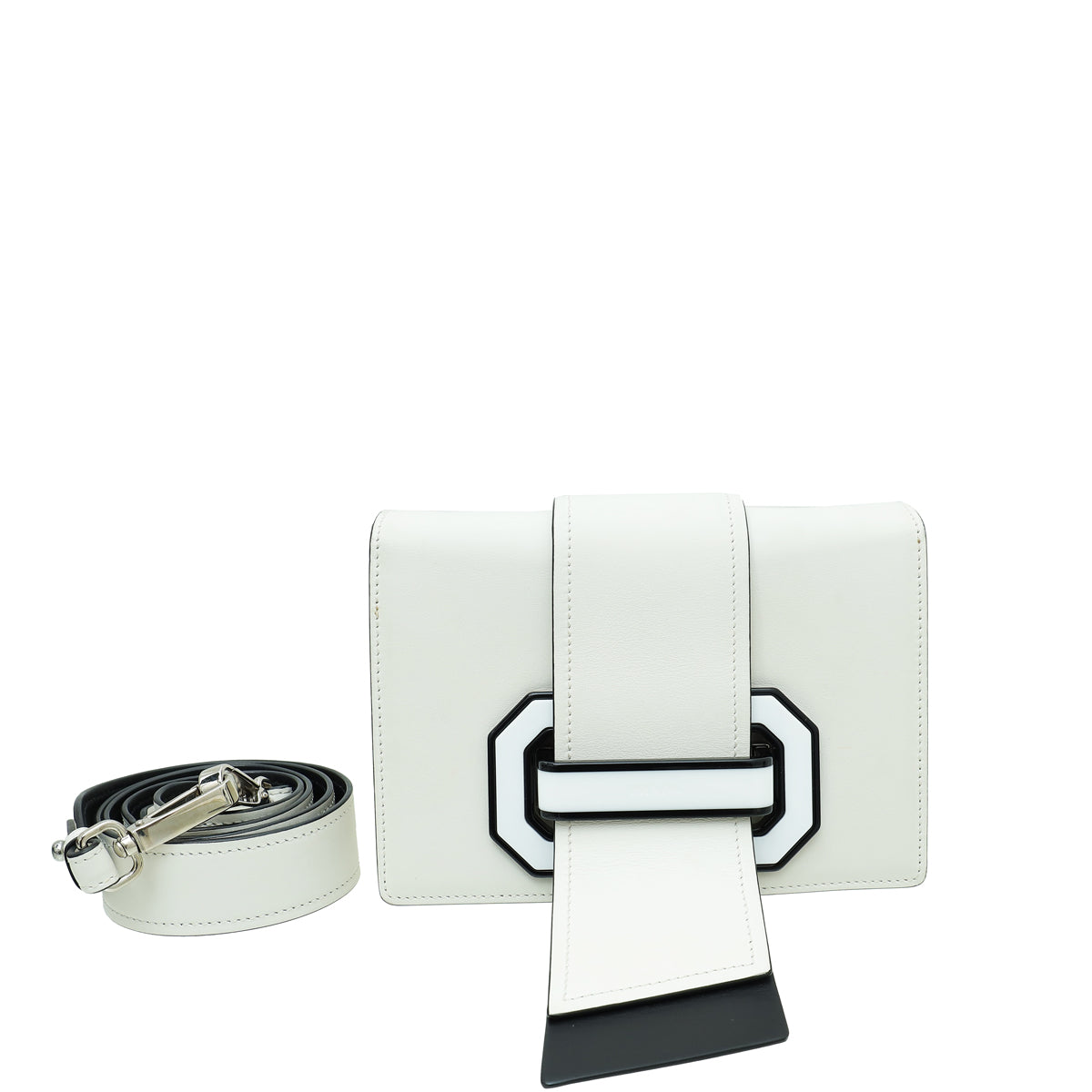 Prada Bicolor City Plex Ribbon Bag-Prada-THE CLOSET