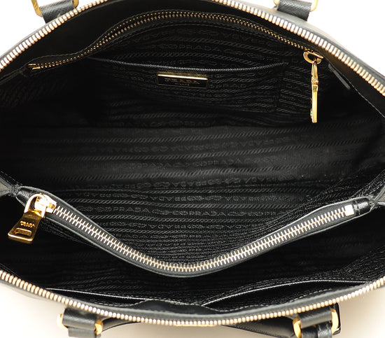 Prada Black Lux Promenade Medium Bag-Prada-THE CLOSET
