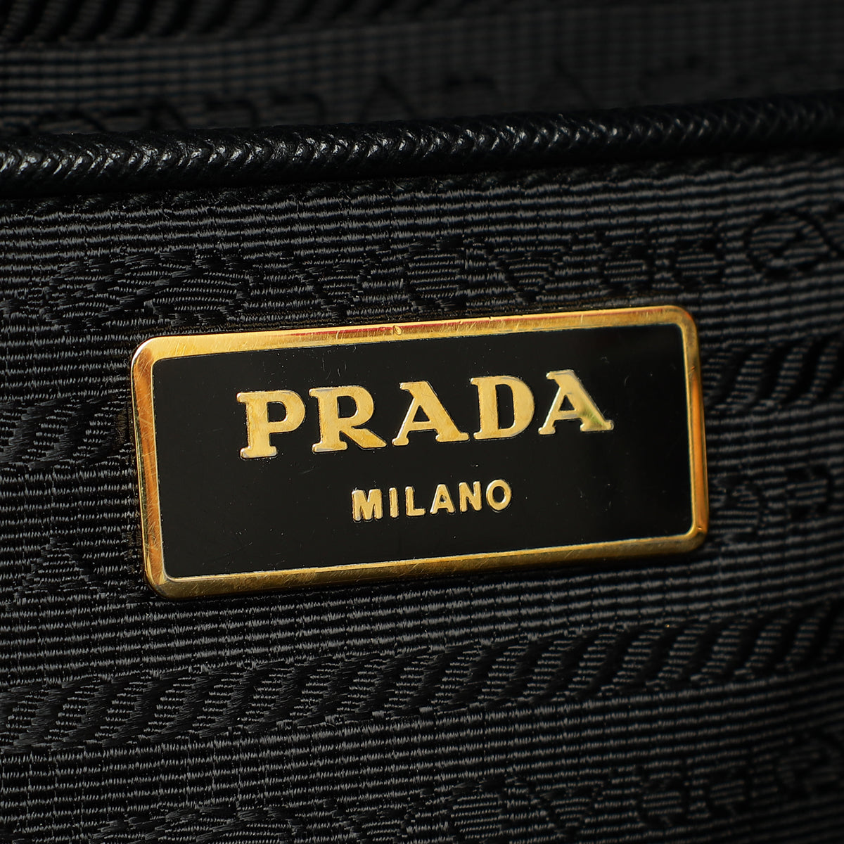 Prada Black Lux Promenade Medium Bag-Prada-THE CLOSET