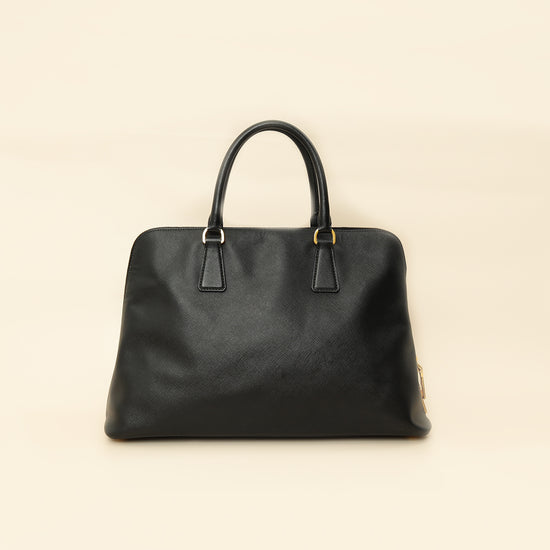 Prada Black Lux Promenade Medium Bag-Prada-THE CLOSET