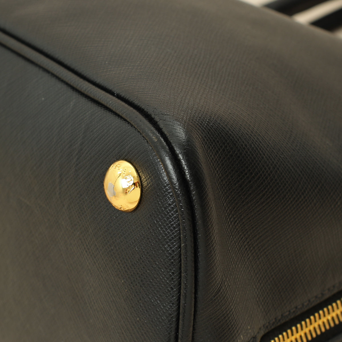 Prada Black Lux Promenade Medium Bag-Prada-THE CLOSET