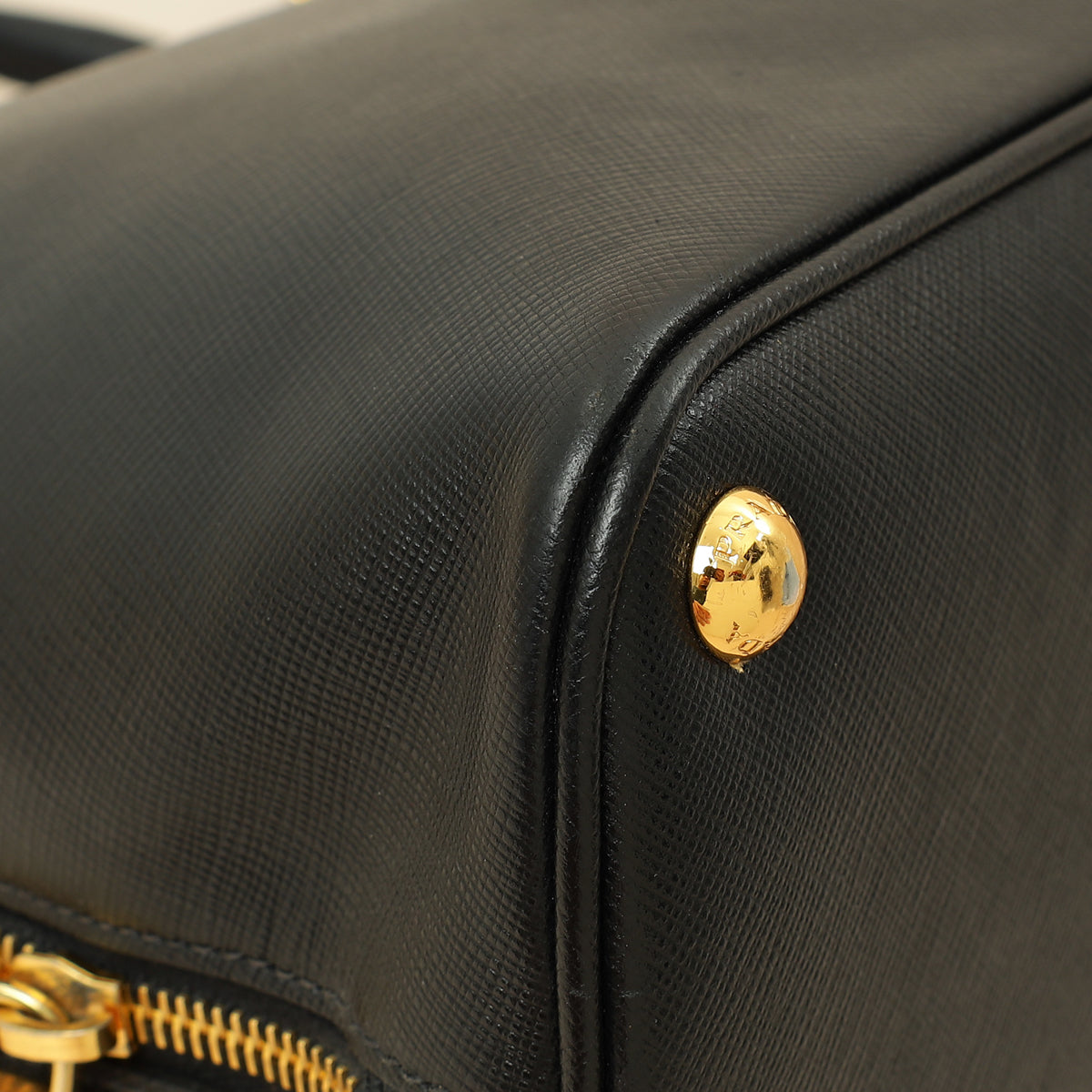 Prada Black Lux Promenade Medium Bag-Prada-THE CLOSET