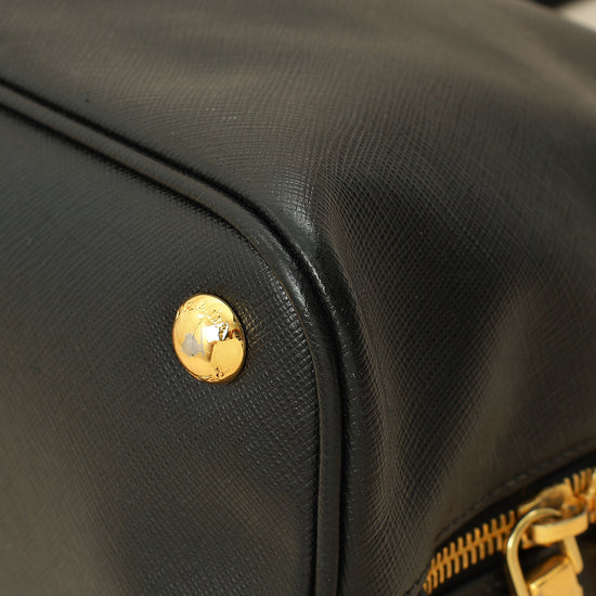Prada Black Lux Promenade Medium Bag-Prada-THE CLOSET