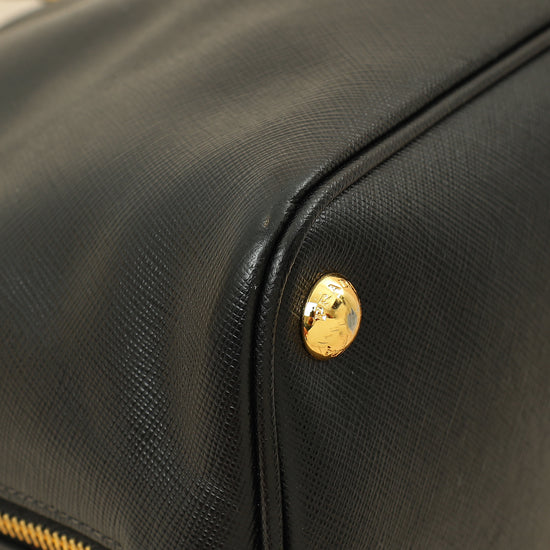Prada Black Lux Promenade Medium Bag-Prada-THE CLOSET