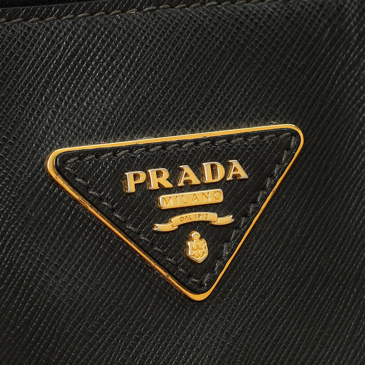 Prada Black Lux Promenade Medium Bag-Prada-THE CLOSET