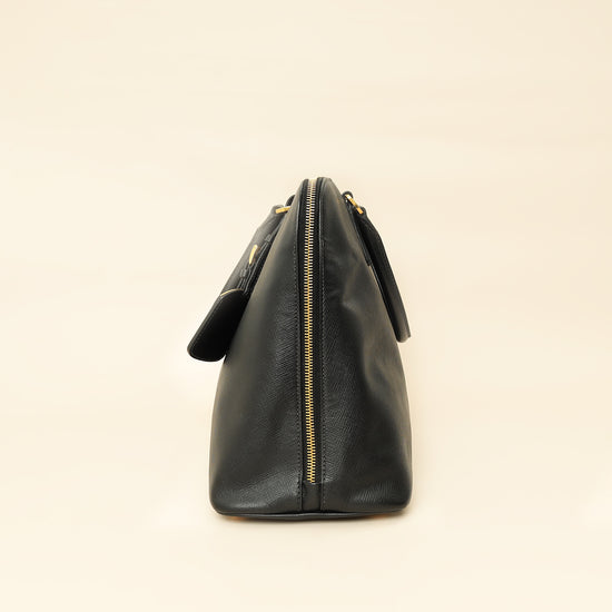 Prada Black Lux Promenade Medium Bag-Prada-THE CLOSET