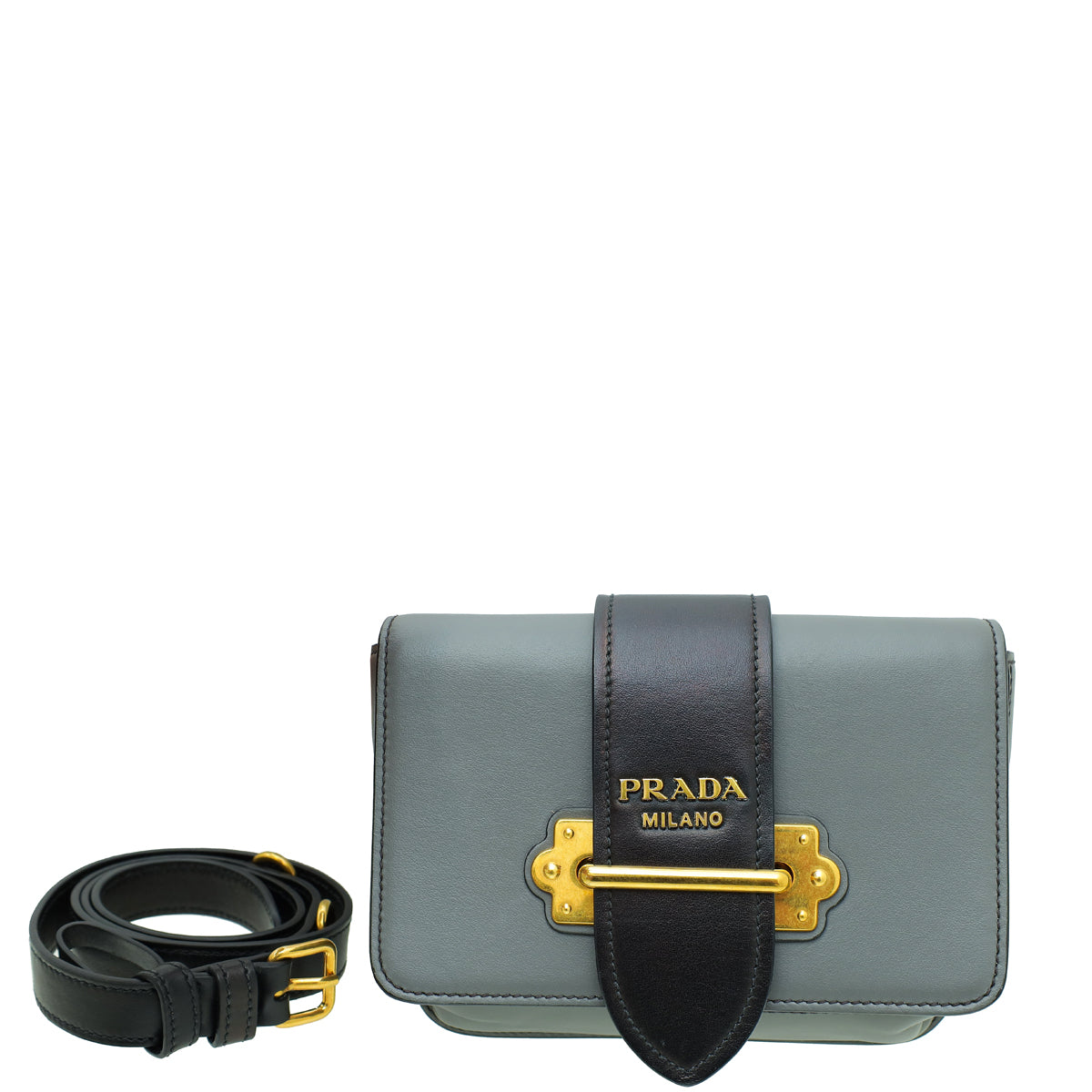 Prada Bicolor City Cahier Belt Bag-Prada-THE CLOSET