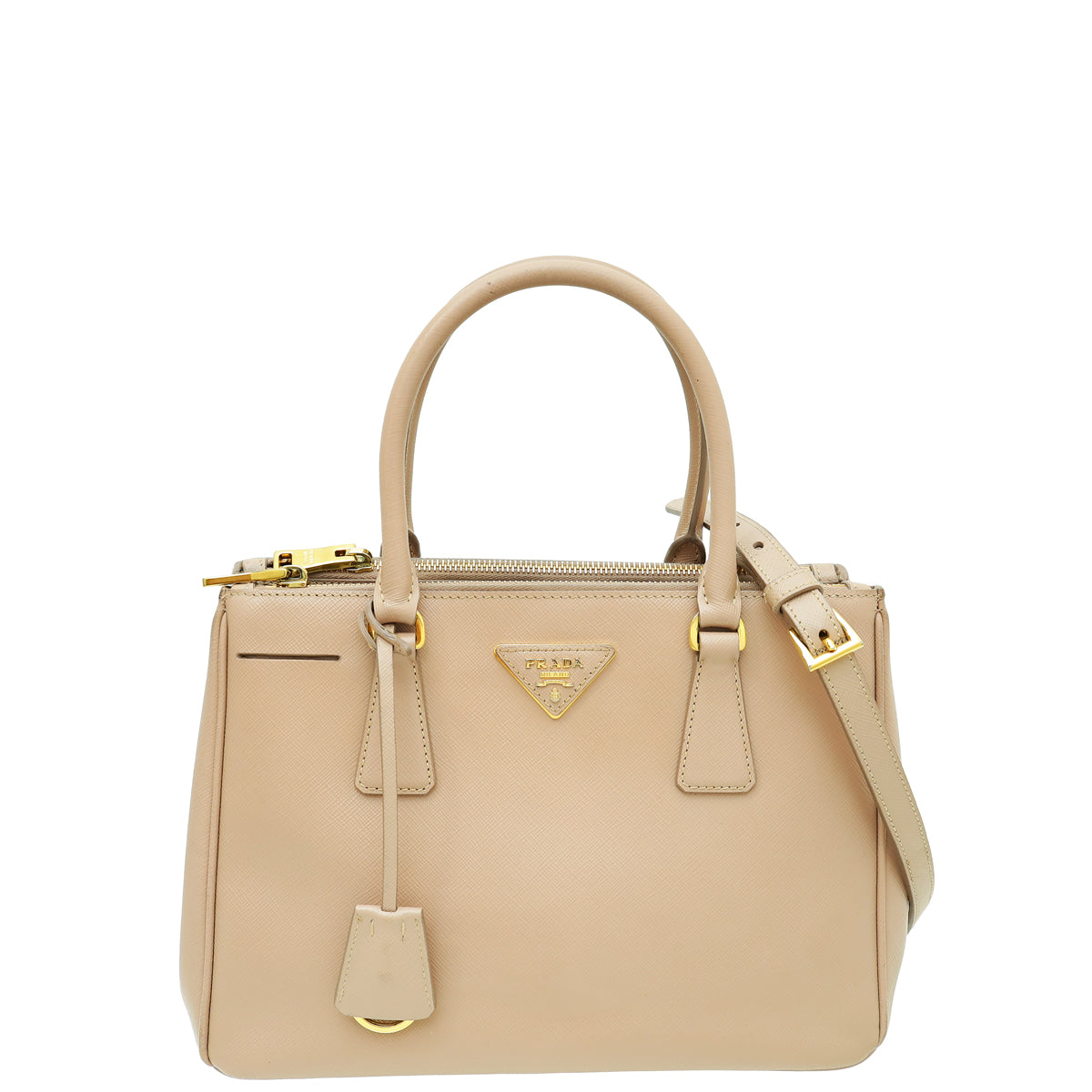 Prada Nude Lux Galleria Medium Bag-Prada-THE CLOSET