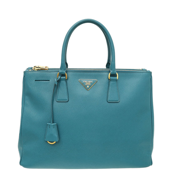 Prada Teal Lux Galleria XL Bag