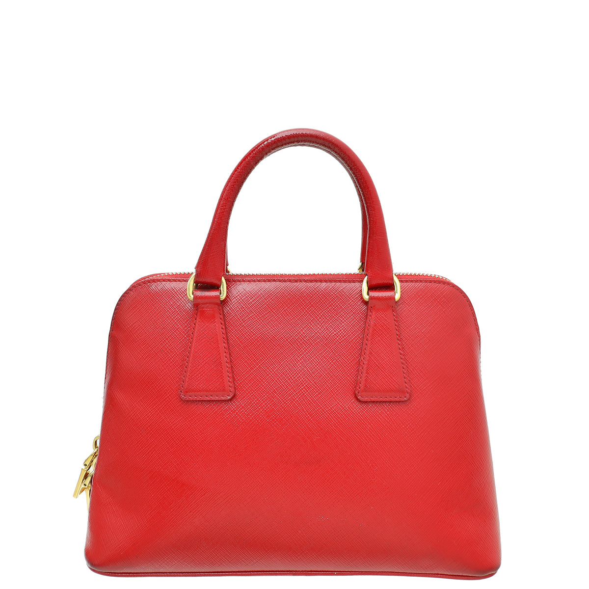 Prada Red Vernice Promenade Small Bag-Prada-THE CLOSET