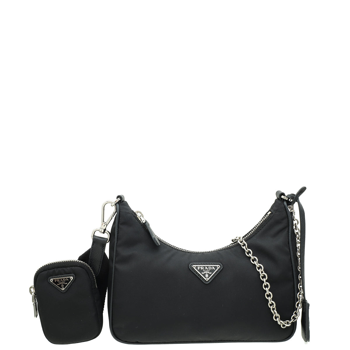 Prada Black Re-Edition 2005 Re-Nylon Mini Bag