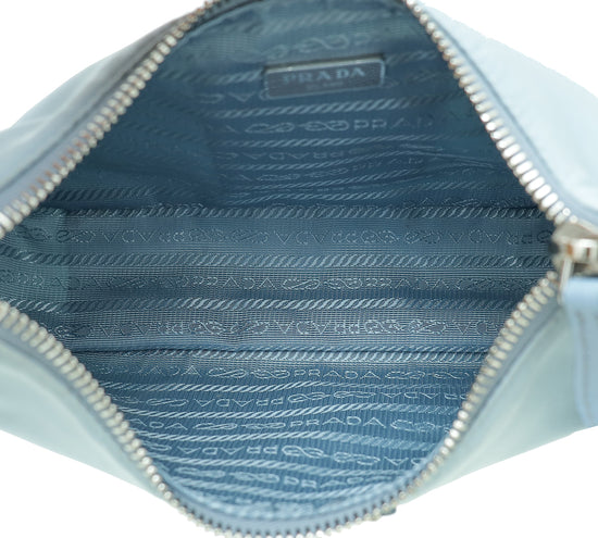 Prada Light Blue Re-Nylon Re-Edition 2005 Bag