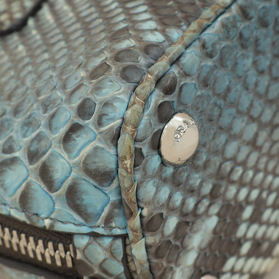 Prada Bicolor Python Promenade Mini Bag-Prada-THE CLOSET