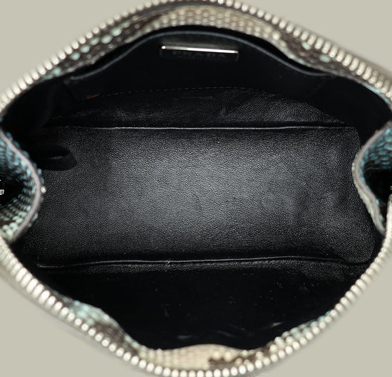 Prada Bicolor Python Promenade Mini Bag-Prada-THE CLOSET