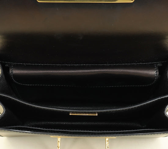 Prada Black Crystal Cahier Crossbody Bag