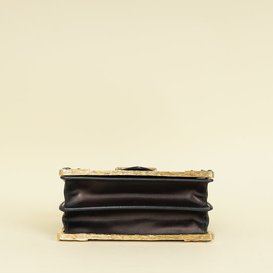 Prada Black Crystal Cahier Crossbody Bag