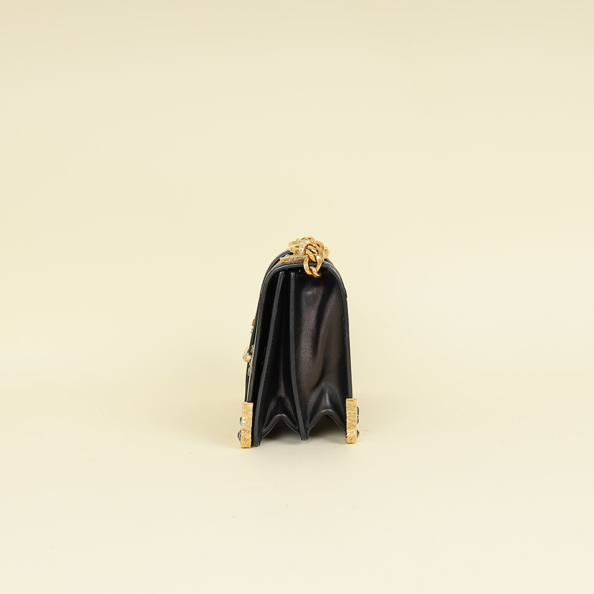 Prada Black Crystal Cahier Crossbody Bag