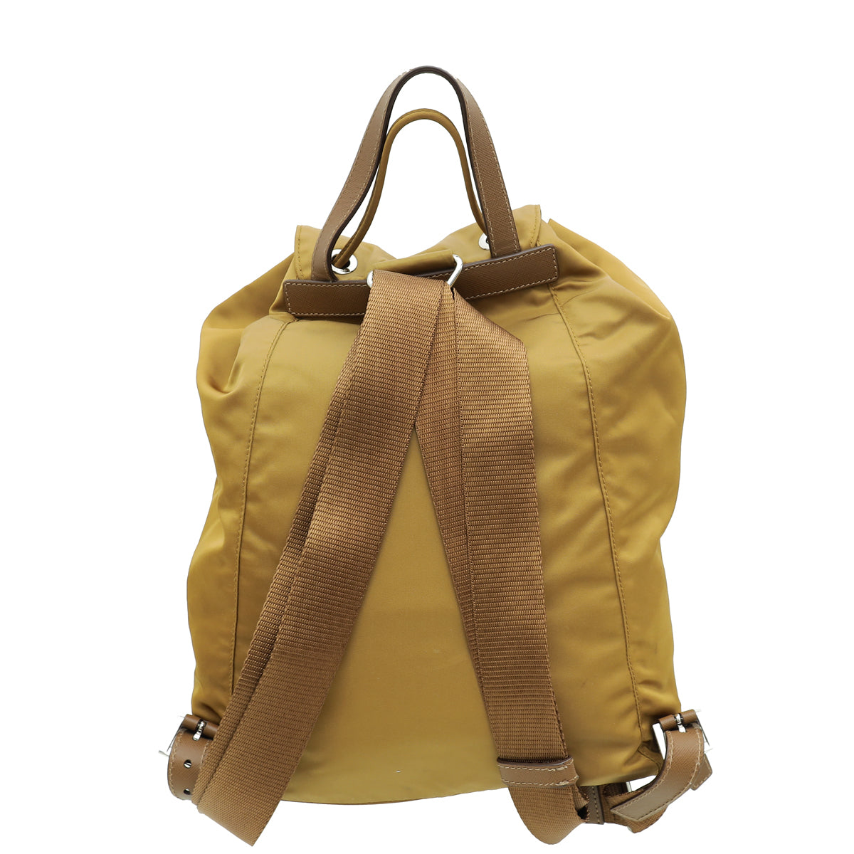 Prada Miele Vela Nylon Medium Backpack Bag-Prada-THE CLOSET