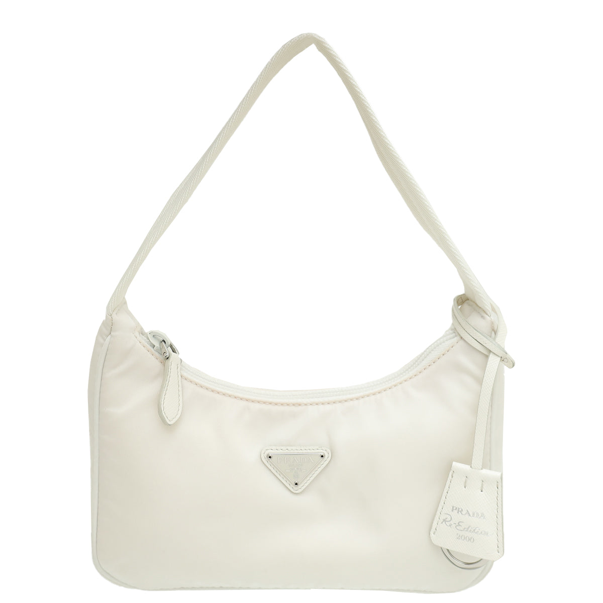 Prada White Re-Nylon Re-Edition 2000 Mini Bag-Prada-THE CLOSET