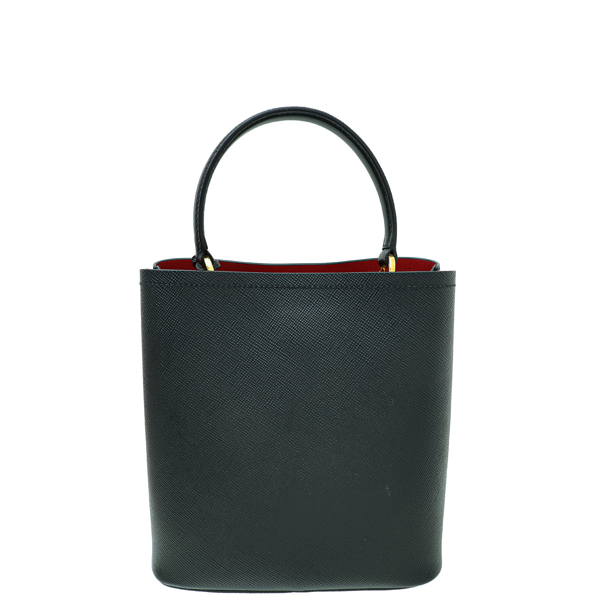 Prada Black Cuir Medium Panier Bucket Bag-Prada-THE CLOSET