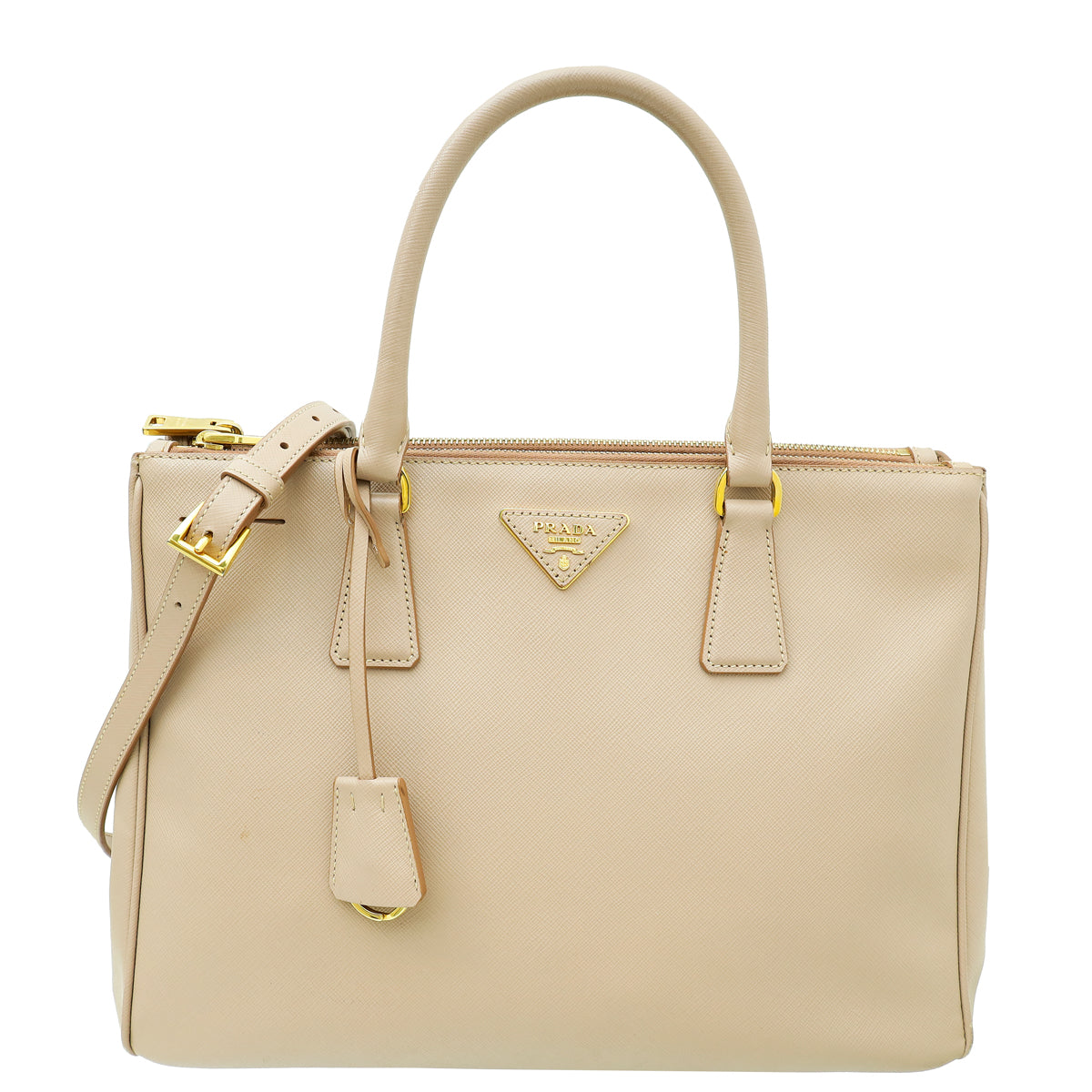 Prada Nude Lux Galleria Large Bag-Prada-THE CLOSET