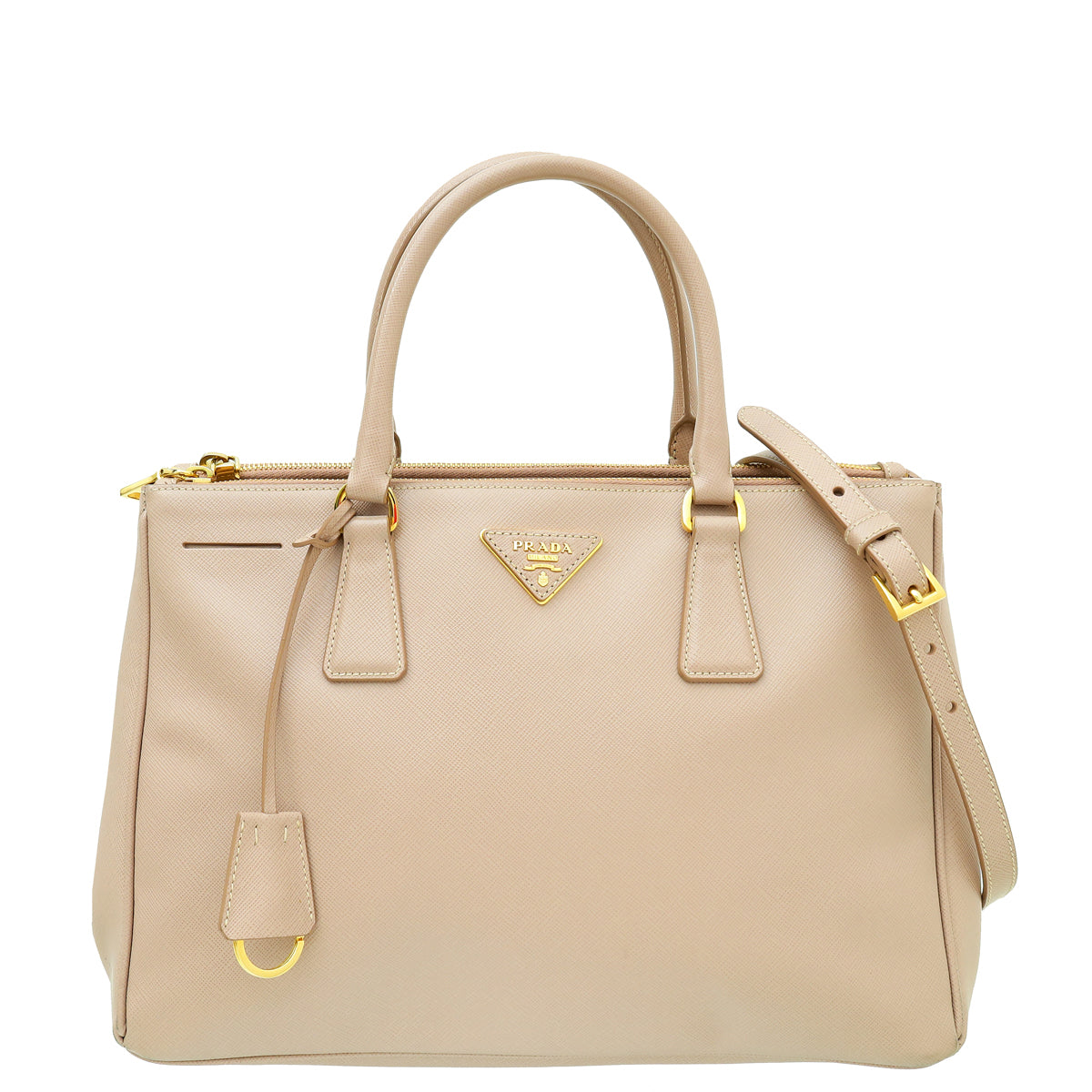 Prada Beige Lux Galleria Large Tote Bag-Prada-THE CLOSET