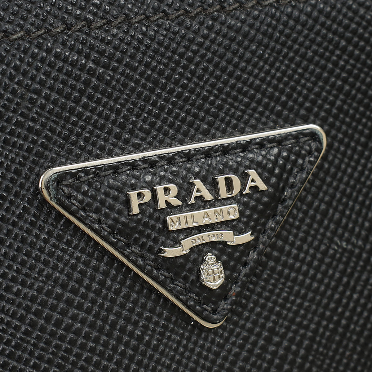 Prada Black Cuir Double Handle Bag