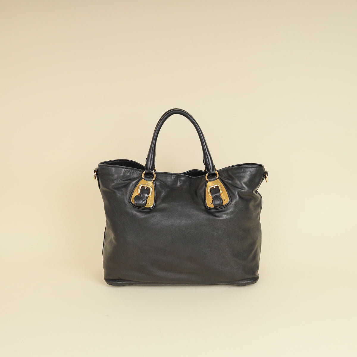 Prada Black Convertible Tote Bag-Prada-THE CLOSET