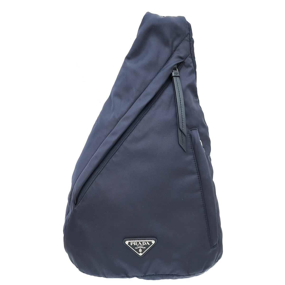 Prada Navy Tessuto Nylon Sling Backpack Bag