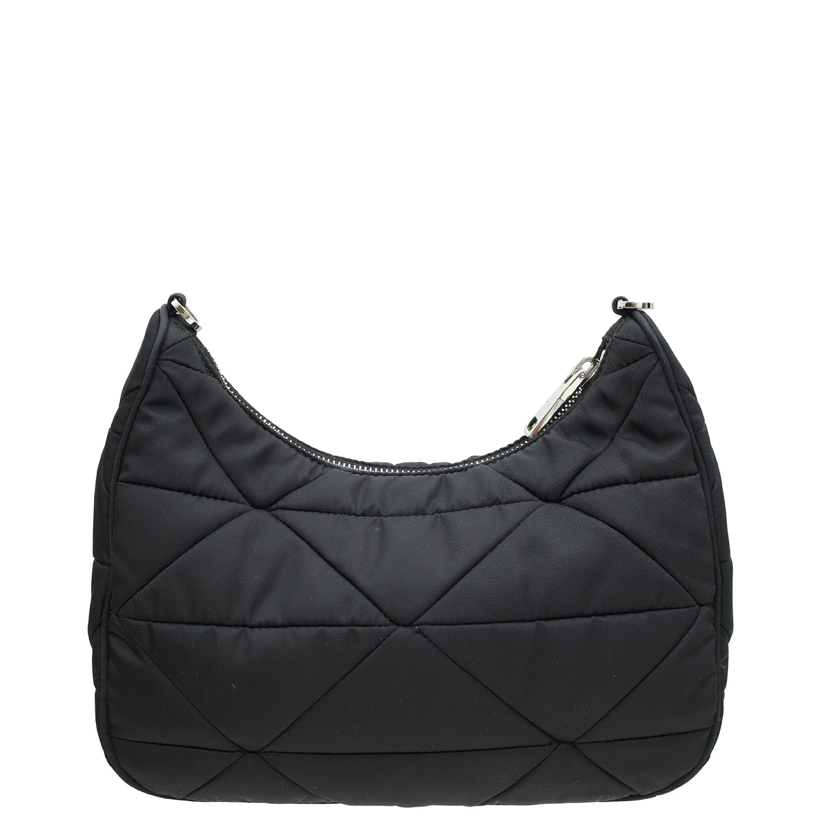 Prada Nero Padded Re-Nylon Tessuto Quilted Shoulder Bag-Prada-THE CLOSET