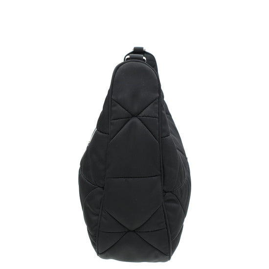 Prada Nero Padded Re-Nylon Tessuto Quilted Shoulder Bag