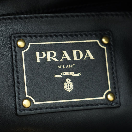 Prada Black Soft Tote Bag