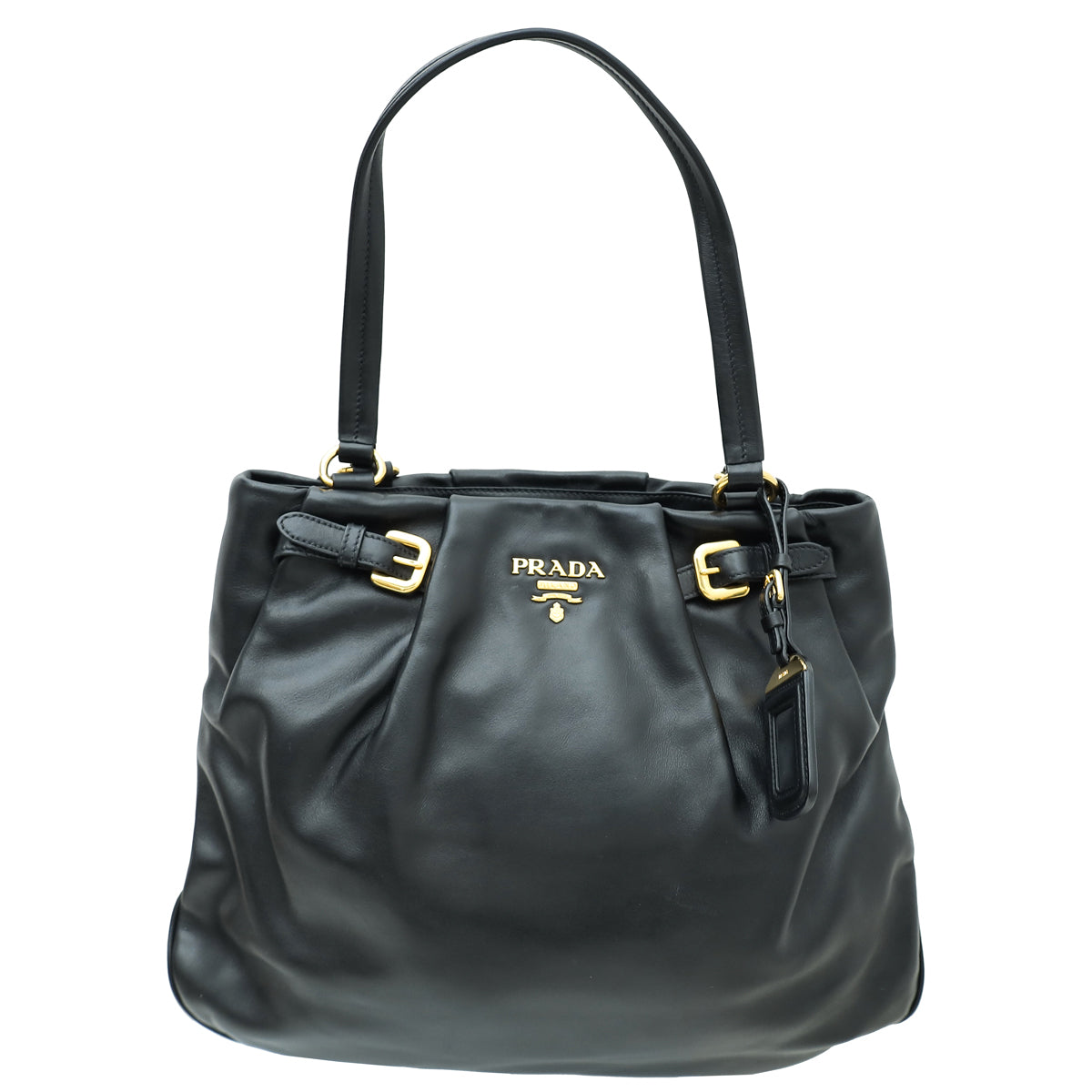 Prada Black Soft Tote Bag