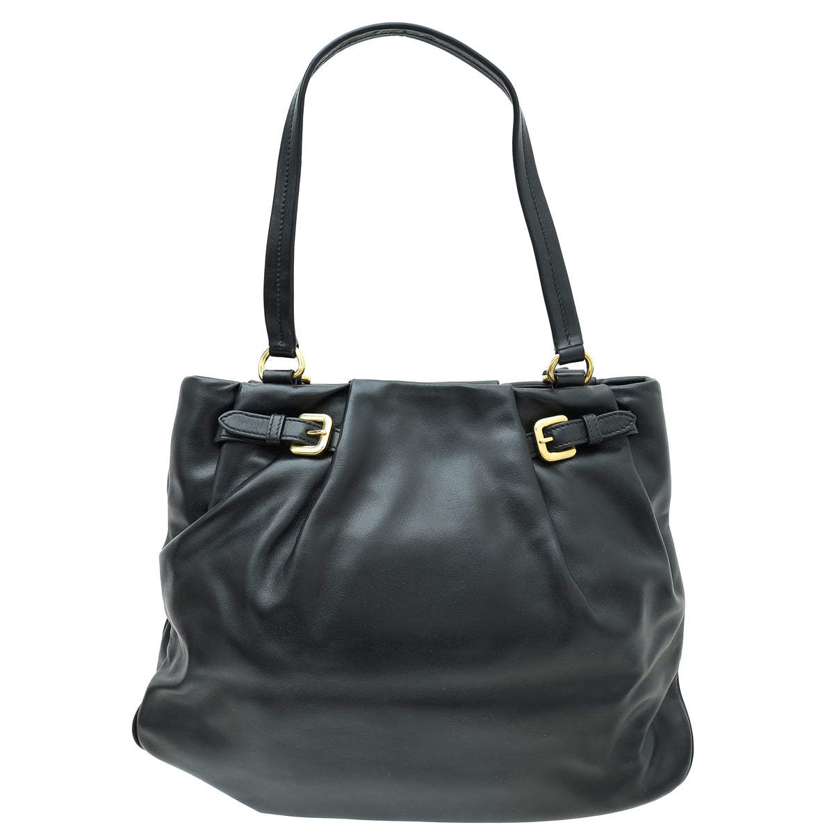 Prada Black Soft Tote Bag-Prada-THE CLOSET