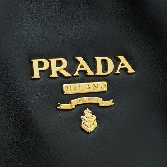 Prada Black Soft Tote Bag