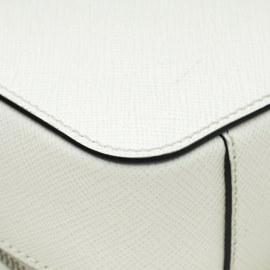 Prada White Brique Re-Nylon Men Bag