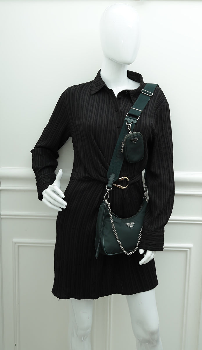 Prada Smeraldo Re-Edition 2005 Re-Nylon Bag