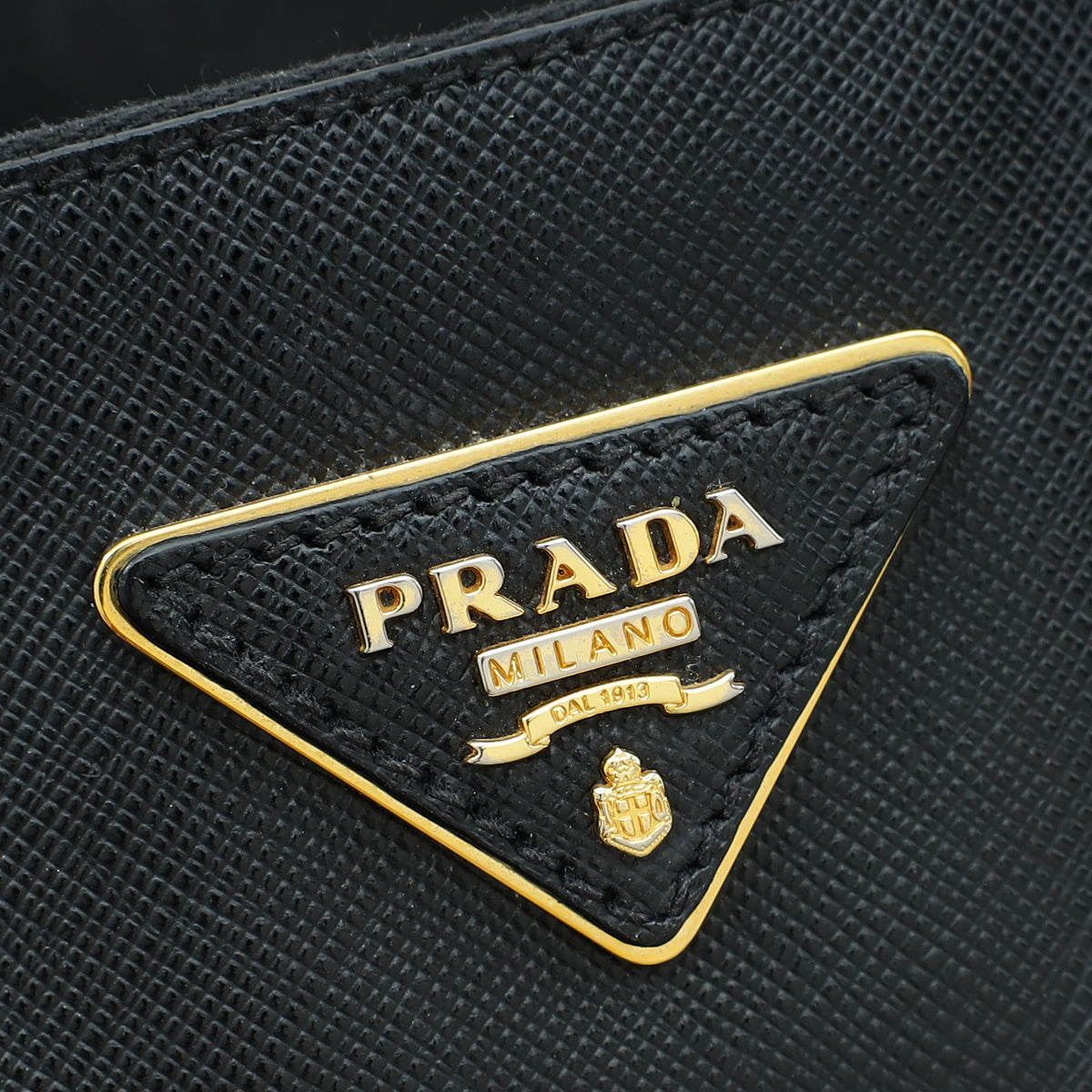 Prada Black Lux Galleria XL Tote Bag